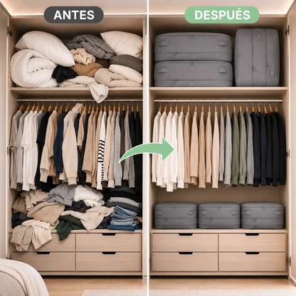 Organizador de Ropa al Vacío™ – Ahorra hasta un 66% de espacio